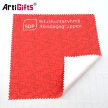 Printed microfiber glass cleaning cloth